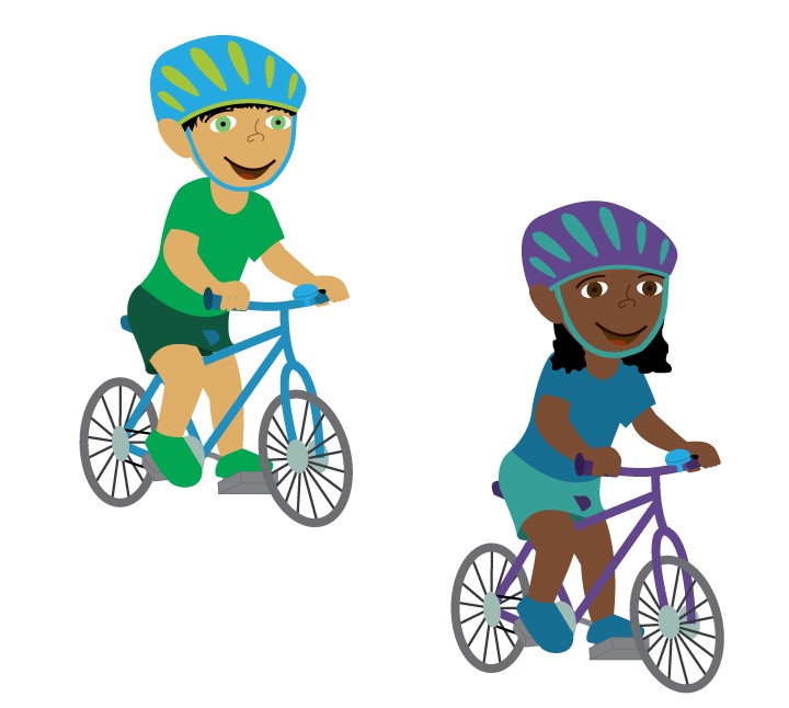 clipart bike safety for kids